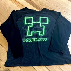 Minecraft Baseball Tee